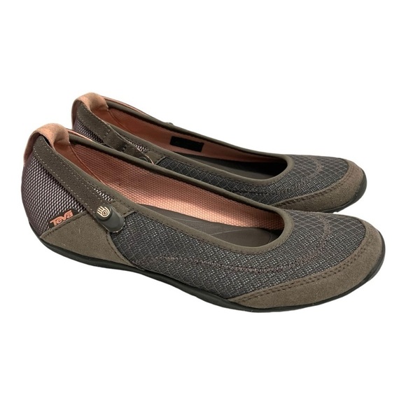 Teva Shoes - Teva Niyama Gray Slip On Outdoor Ballet Flats Convertible Maryjane Flat Womens 7